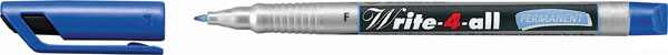 Permanentmarker fein, blau