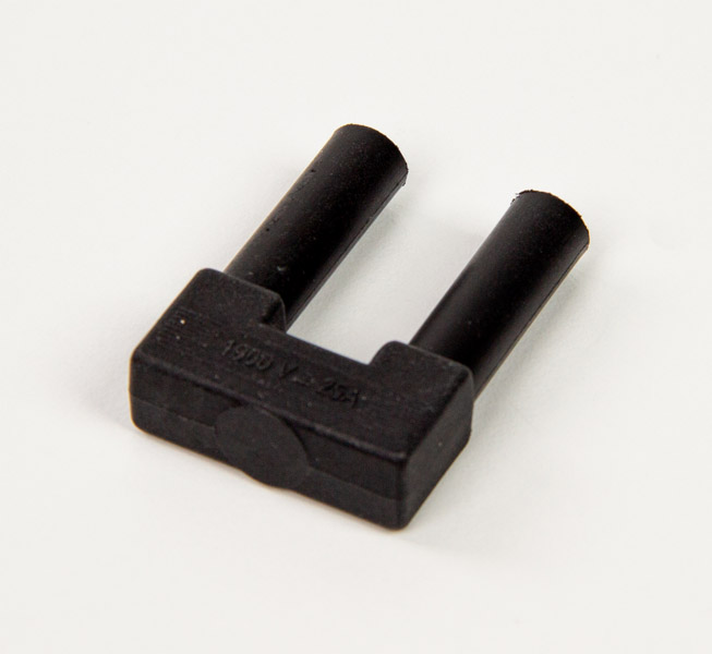 Sicherheits-Verbindungsstecker, schwarz, Satz 10