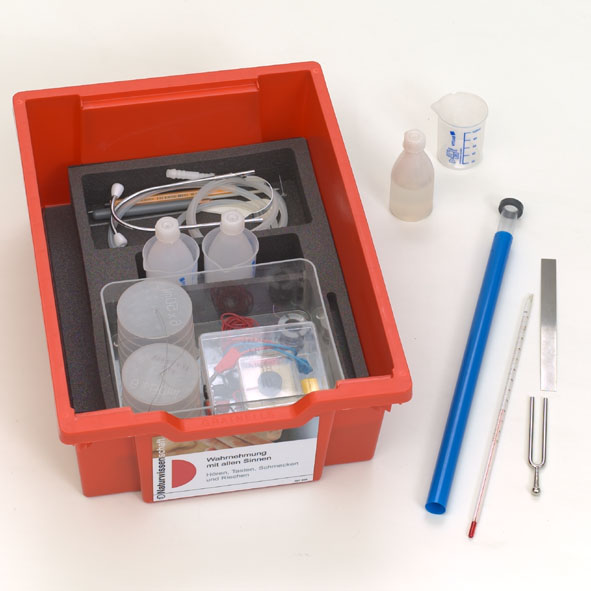 Science Kit Naturwissenschaften: Hören, Tasten, Schmecken, Riechen