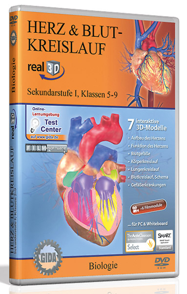 DVD: Herz & Blutkreislauf - Software real3D