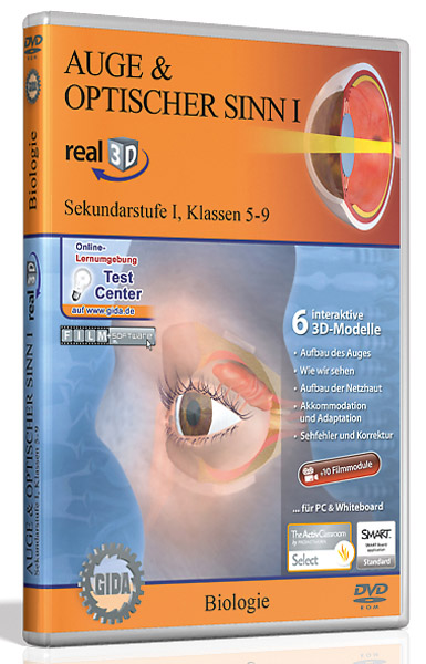 DVD: Auge & optischer Sinn I - Software real3D