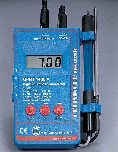 Digital-pH-/mV-Thermometer