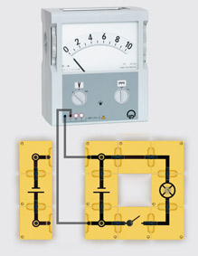 Parallelschaltung von Batterien - Aufbau mit Leiterbausteinen