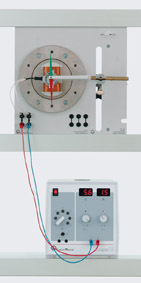 Magnetfeld eines elektromagnetischen Rotors mit Schleifringen