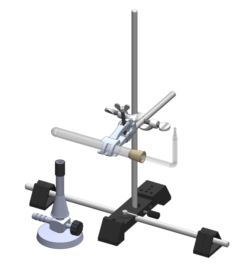 Trockene Destillation der Kohle