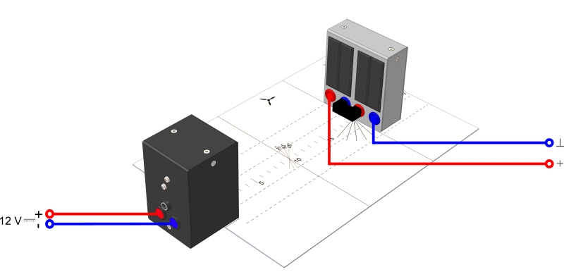 Untersuchung an einem Solarmodul in Abhängigkeit vom Einstrahlwinkel