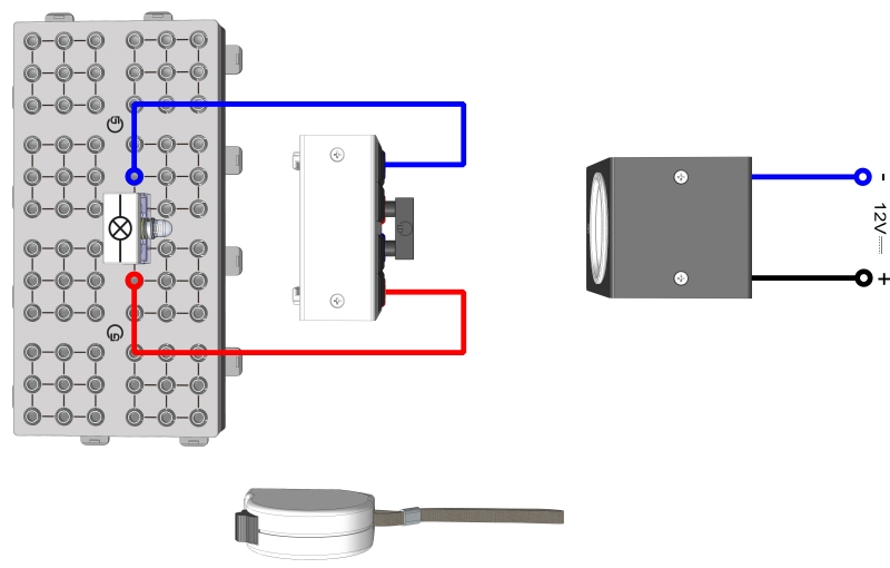 Betreiben einer Lampe durch ein Solarmodul