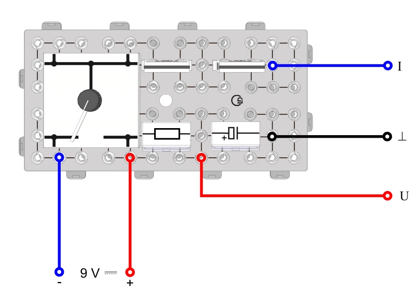 Kondensator im Gleichstromkreis - Digital
