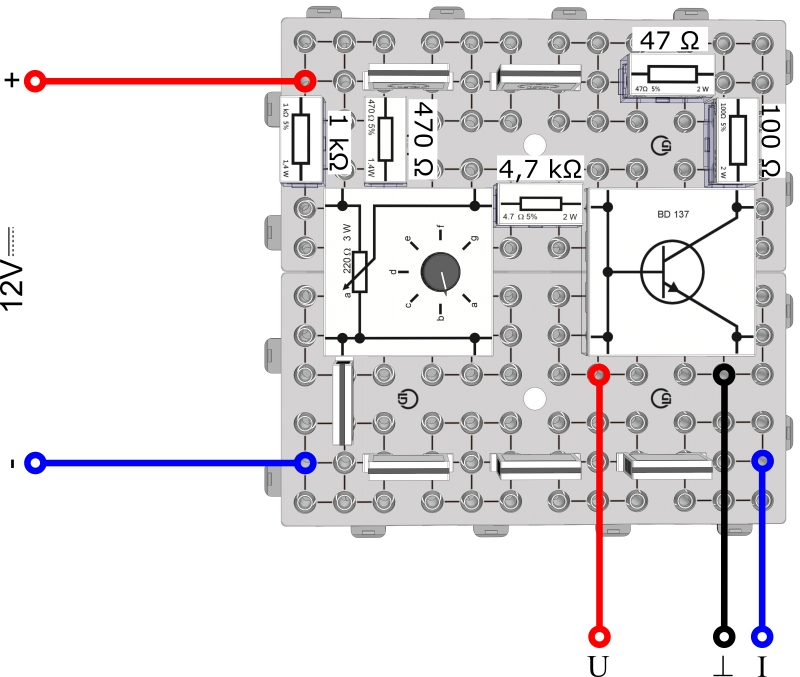 Die Spannungsverstärkung des Transistors - Digital