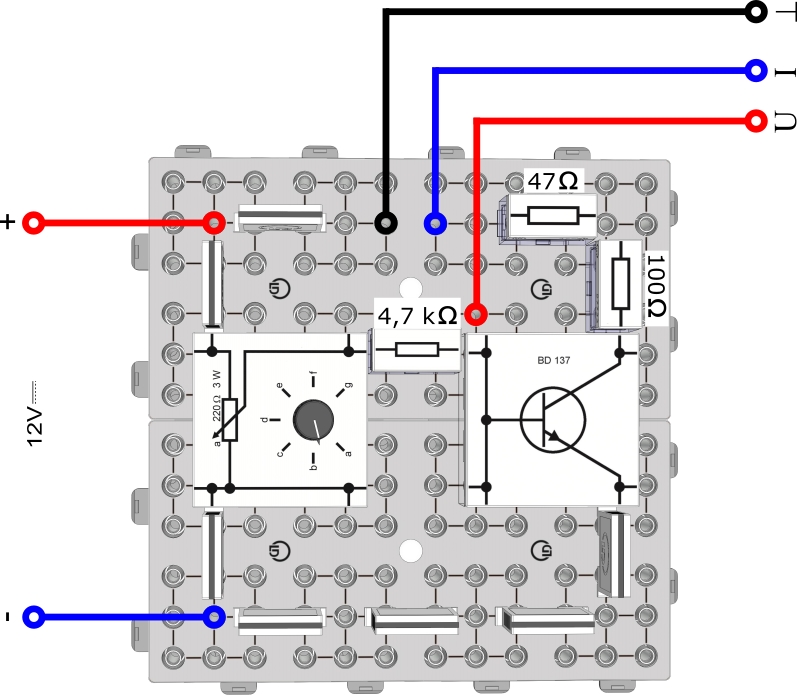 Grundversuch zu Kippstufen - Transistor als Schalter - Digital