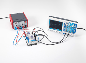 Aufzeichnung der Kennlinien eines als Photodiode geschalteten Phototransistors