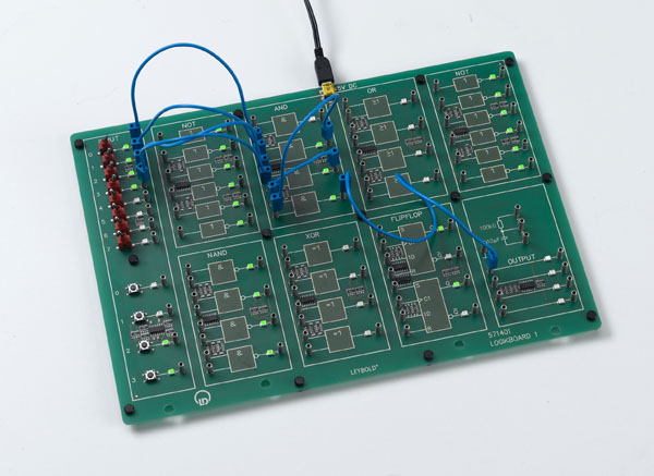 AND-, NAND-, OR- und XOR-Verknüpfungen von vier Variablen